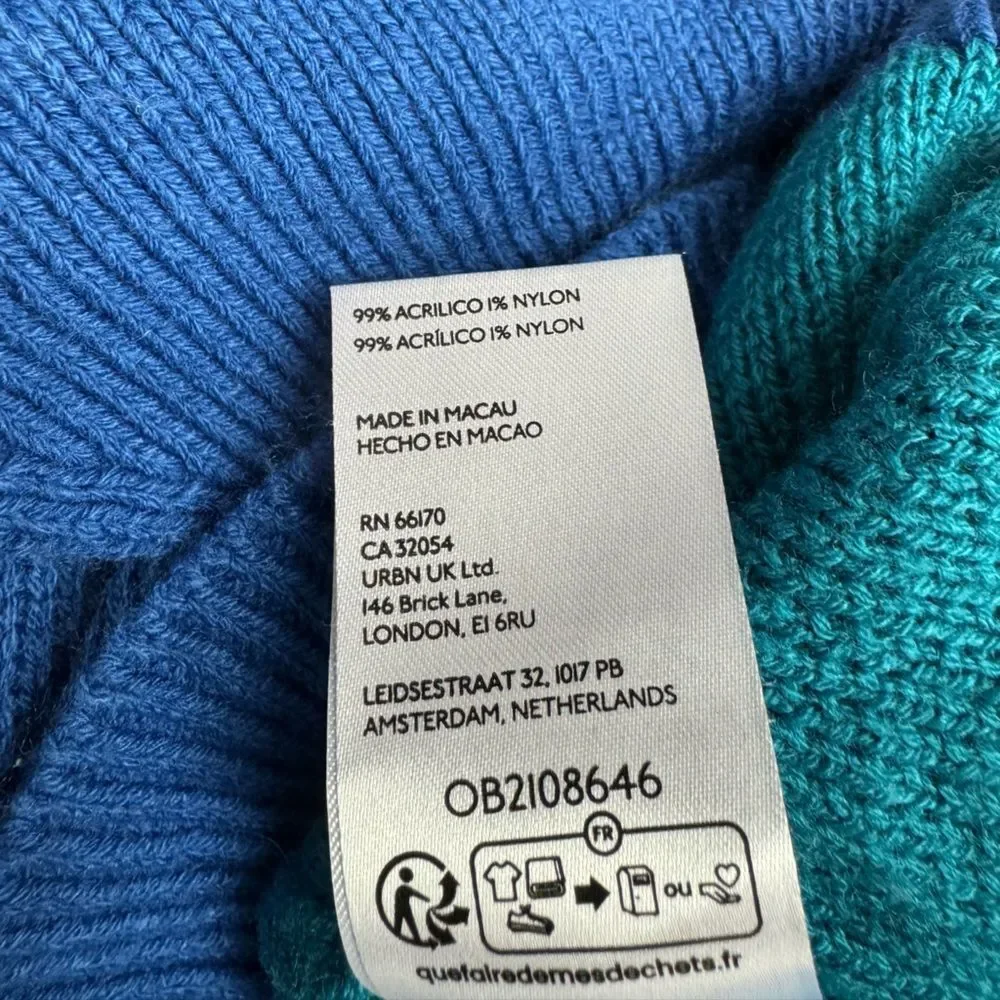 Urban Outfitters Benson Striped Rugby Sweater Men’s Medium